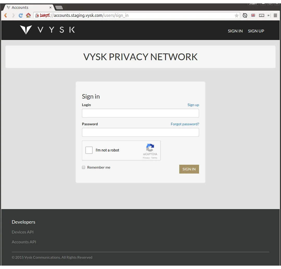 Vysk Accounts