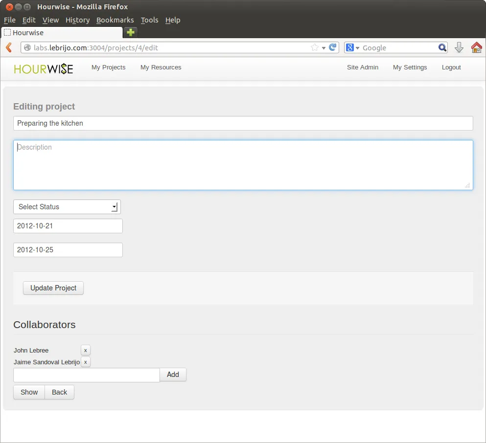 Hourwise App